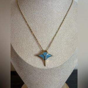 Handmade Stingray Necklace | Waterproof & Tarnish Resistant